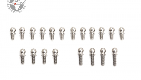 TITANIUM BALL END 4.9mm SET (IF14-2 Team Edition/20pcs)